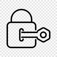 Lockpicking, Security, Locks, Security Doors icon svg