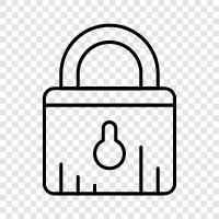 Lockpicking, Security, Locksmiths, Lock icon svg