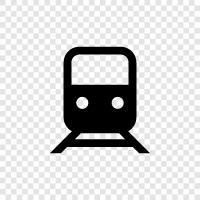 locomotive, railway, tracks, railway station icon svg