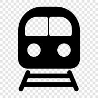 locomotive, railway, railway carriage, railway station icon svg
