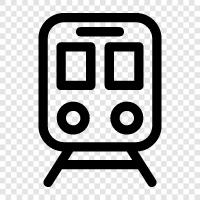 locomotive, rail, railway, railway car icon svg