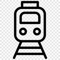 locomotive, rail, railway, railroad icon svg