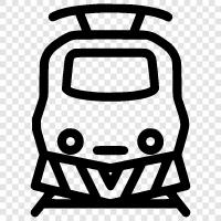 locomotive, railway, railway station, railway line icon svg