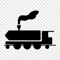 locomotive, train station, railway, railroad icon svg