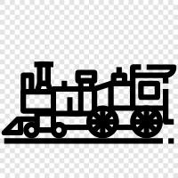 locomotive, railway, train station, railway station icon svg