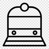 locomotive, railway, railway station, railway line icon svg