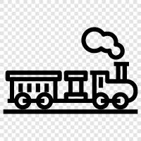 locomotive, railway, railway system, railway transportation icon svg