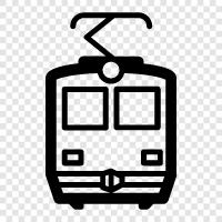 locomotive, railway, train station, train journey icon svg