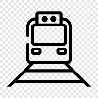 locomotive, railway, railway station, railway line icon svg