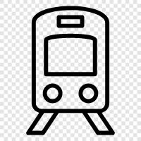 locomotive, railway, passenger, railway station icon svg