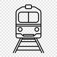 locomotive, railway, railroad, transportation icon svg