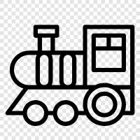 locomotive, railway, rails, railway station icon svg