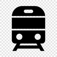 locomotive, train, track, railway station icon svg