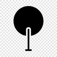 Lollipop, Baum, süß, Süßigkeiten symbol