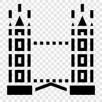 London, Brücke, Wahrzeichen, historische symbol