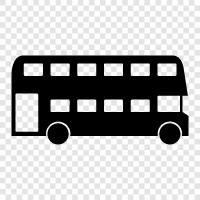 London, bus, city, travel icon svg