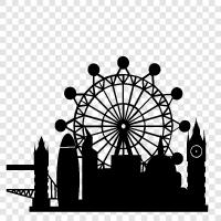 London, city, United Kingdom, Europe icon svg