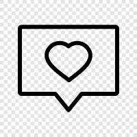 love chat app, love chat rooms, love, love chat icon svg