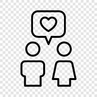 love, caring, feeling, understanding icon svg