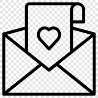 Love Letter Ideas, Love Letters For Her, Love Letters For Him, Love icon svg