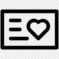 love letter, love note, love message, love poem icon svg