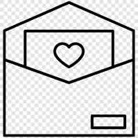 Love Letter Template, Love Letter For Her, Love Letter For Him, Love icon svg