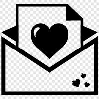 aşk mektupları, aşk mektubu örneği, onun için aşk mektubu, aşk mektubu ikon svg