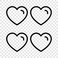 love, romance, affection, caring icon svg