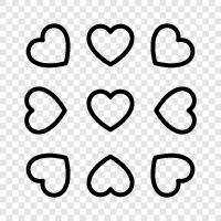 love, relationships, emotions, love stories icon svg