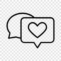 love, chat, relationships, love relationships icon svg