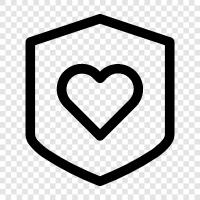 love, security, relationship, trust icon svg