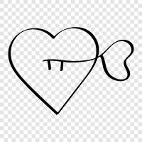 love, relationships, heart, heartache icon svg