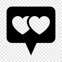 love, relationships, hearts, feelings icon svg