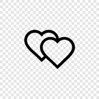 love, couple, romantic, affection icon svg