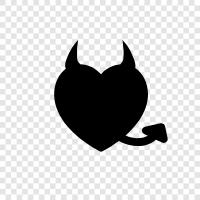 Love Spells, Love, Devil, Spells icon svg