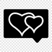 love talk, free love chat, online love chat, love talk online icon svg