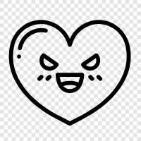 love, emotion, feelings, true love icon svg