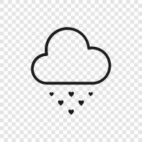 love, cloud, sky, pink icon svg