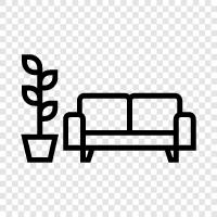 loveseat, sectional, sectional sofa, sleeper sofa icon svg