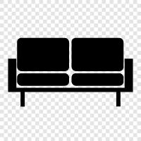 loveseat, sofa, chair, armchair icon svg