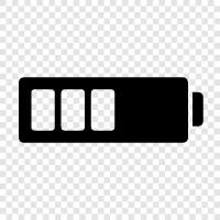 niedrige Batterie, Batterieleistung, Batterielebensdauer, geringe Batteriewarnung symbol