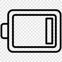 Niederladung, Niederspannung, niedrige Batterielebensdauer, Batterie niedrig symbol