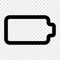 low voltage, low amperage, low battery warning, battery low icon svg