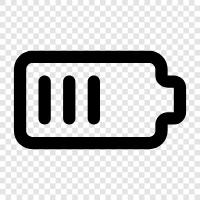 Niederspannung, niedrige Ampere, niedrige Batteriewarnung, niedrige BatterieSymbol symbol