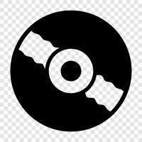 records, classic, old, analog icon svg