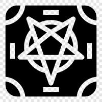 Lucifer, Devil, Hell, Demons icon svg