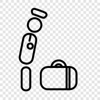 luggage, checkin, baggage claim, baggage handling icon svg