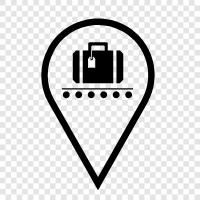 luggage, carryon, checkin, baggage icon svg