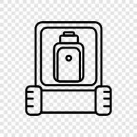 luggage cart, luggage rack, luggage storage, carryon luggage icon svg