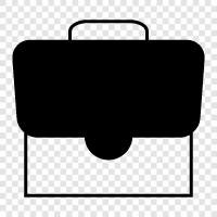 luggage, duffel, shoulder bag Briefcase, Briefcase icon svg